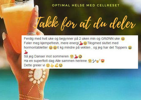 Bli med i gruppa vår på Facebook og se hva andre opplever underveis. En god støtte å kunne stille spørsmål og få raske svar også!